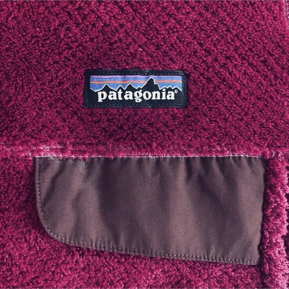 NWT Patagonia Re-Tool Snap-T Pullover Sweater Slim Fit Women XS Plum Cabincore - Picture 8 of 9